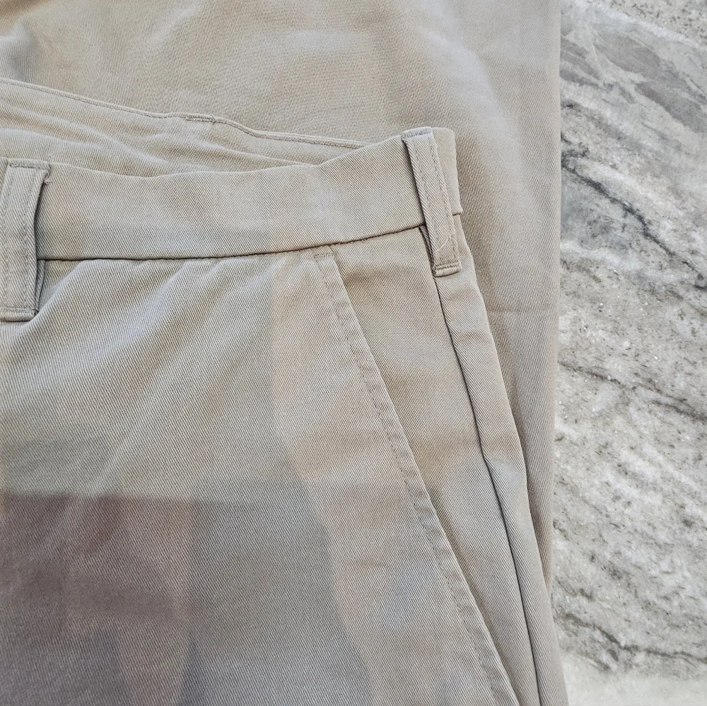 Lands’ End Men’s Chino Pants 38x30 Traditional Fit Khaki Cotton Twill
